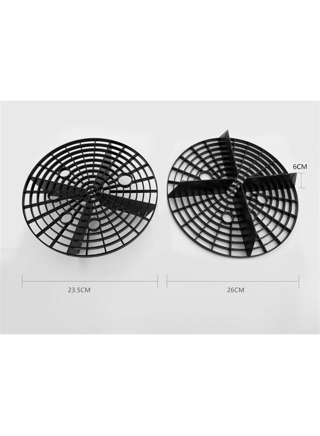 LAMAY Automotive Bucket Insert Grit Trap for Car Wash and Detail Kits, Helps Dirt and Debris from Microfiber, Mitts, Cloths, and Sponges,Car wash filter (Color : Black) - Image 1